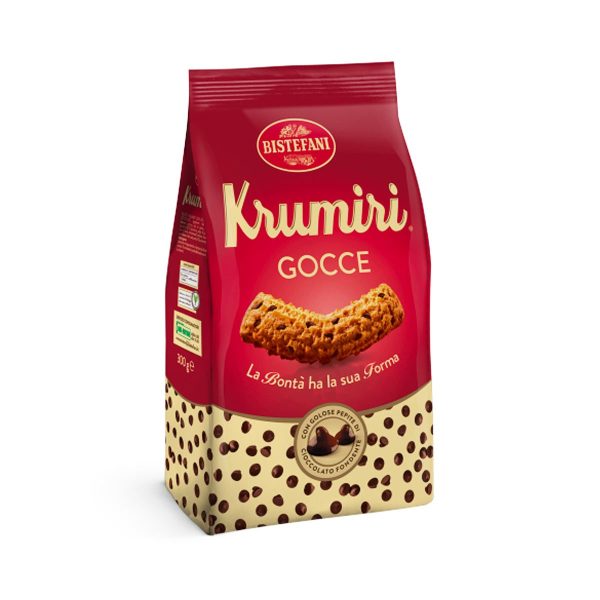 Bistefani Krumiri Gocce with Chocolate Chips Cookies, 10.2 oz (290 g) Discount