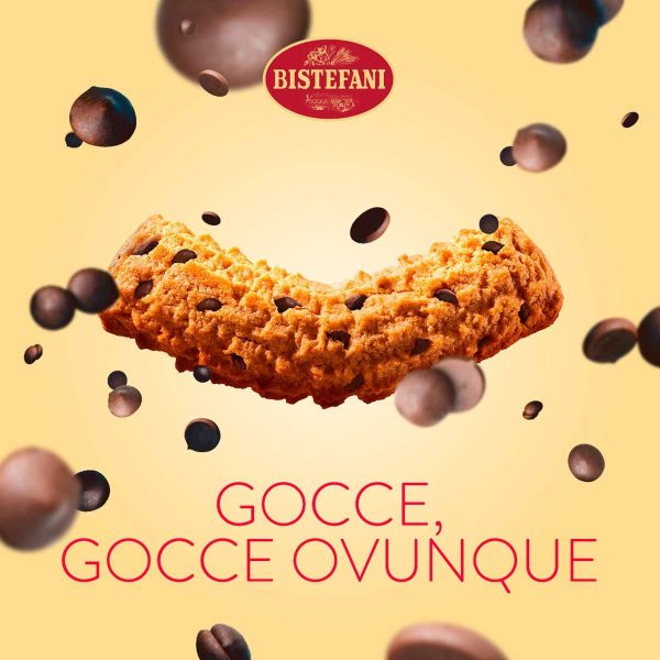 Bistefani Krumiri Gocce with Chocolate Chips Cookies, 10.2 oz (290 g) Discount - Image 2