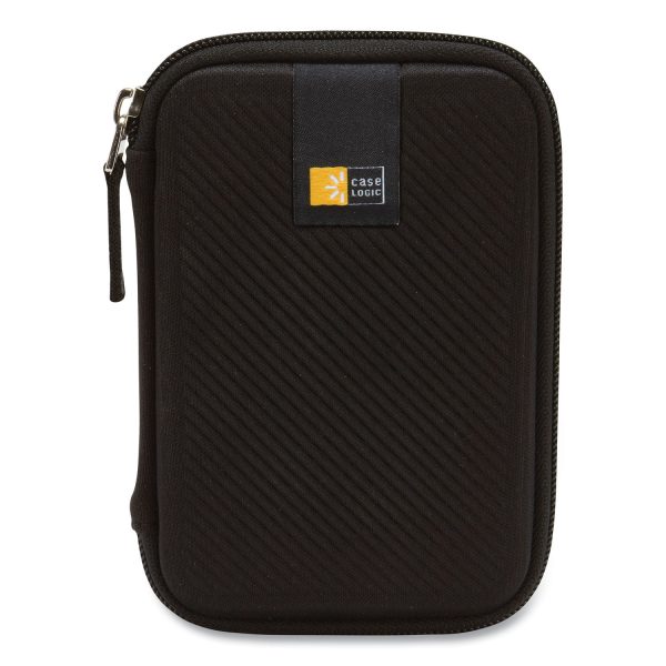 Portable Hard Drive Case, Molded EVA, Black Online Sale