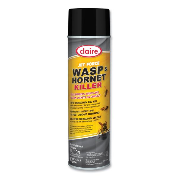 Jet Force Wasp & Hornet Killer, 14 oz Aerosol Spray, 12 Carton For Sale - Image 4