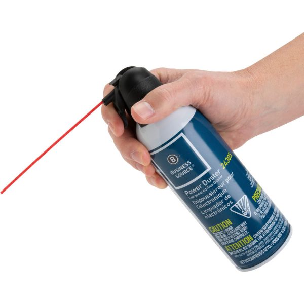 Business Source Power Duster - 10 oz - Moisture-free, Ozone-safe - 6   Pack - Multi Cheap - Image 2