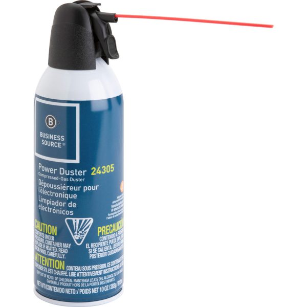 Business Source Power Duster - 10 oz - Moisture-free, Ozone-safe - 2   Pack - Multi For Cheap - Image 4