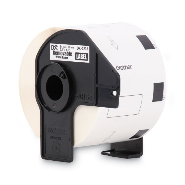 Die-Cut Removable Paper Labels, 1.1  x 2.1 , White, 800 Labels Roll on Sale - Image 3