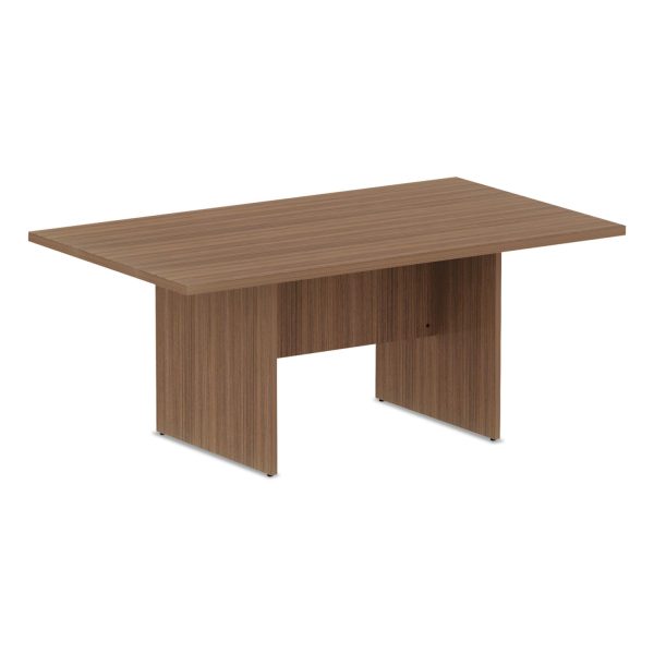 Alera Valencia Series Conference Table, Rectangular, 70.88w x 41.38d x 29.5h, Modern Walnut Online - Image 2