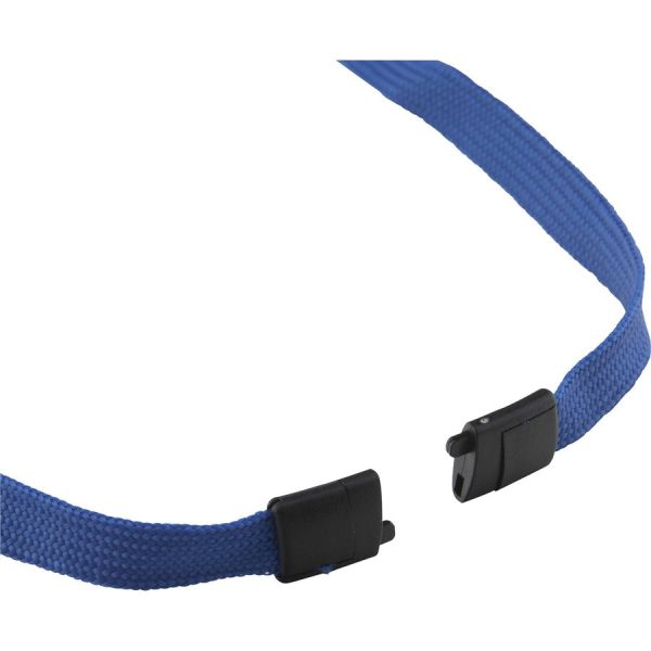 Advantus Face Mask Lanyard - 10   Pack - J-Hook Attachment - 30  Length - Blue For Discount - Image 4
