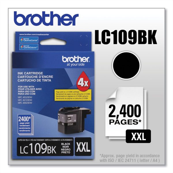 LC109BK Innobella Super High-Yield Ink, 2,400 Page-Yield, Black For Discount - Image 4