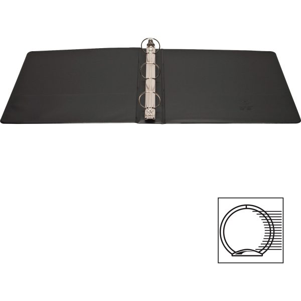 Business Source Standard View Round Ring Binders Cheap - Image 3