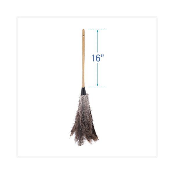 Professional Ostrich Feather Duster, 16  Handle Cheap - Image 2