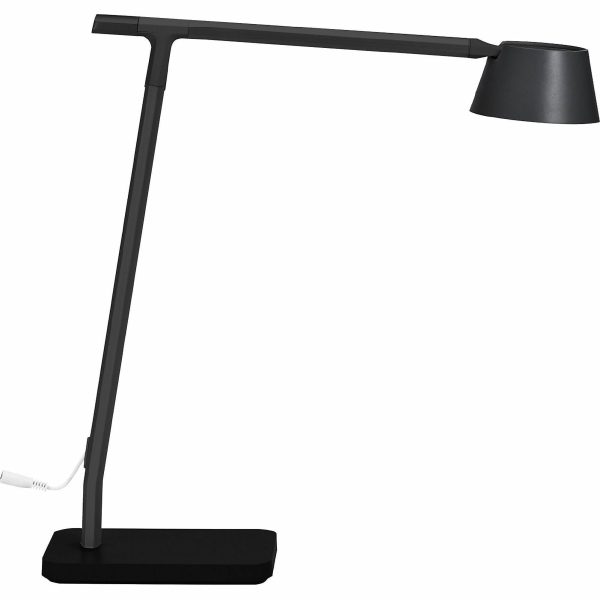 Bostitch Verve Adjustable LED Desk Lamp - LED Bulb - Adjustable, Dimmable, Adjustable Brightness, Clock, Durable, USB Charging, Swivel Base, Color Changing Mode - Aluminum - Desk Mountable - Black - for Desk - Alexa Supported For Sale - Image 5