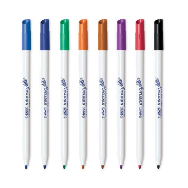 Intensity Dry Erase Board and Markers Kit, 7.8 x 11.8, White Surface, Blue Plastic Frame For Discount - Image 3