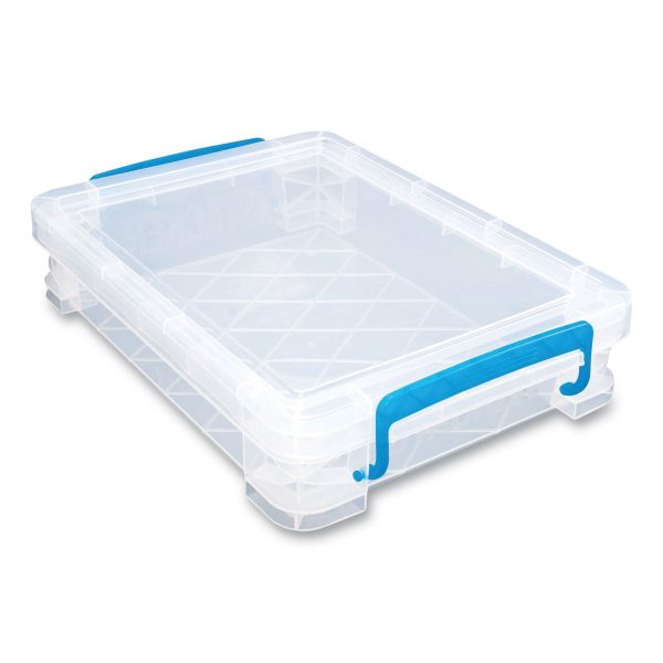 Super Stacker File and Document Box, Letter Files, 10.5 x 14.5 x 3.38, Translucent White Online Sale