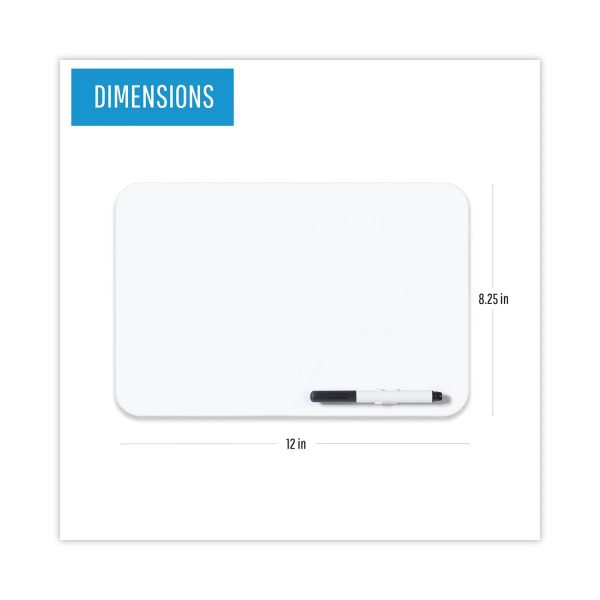 Dry Erase Lap Board, 11.88 x 8.25, White Surface For Cheap - Image 2