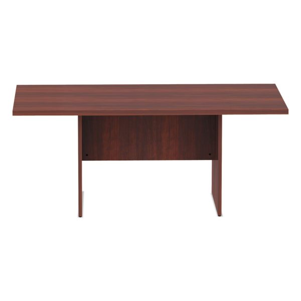 Alera Valencia Series Conference Table, Rectangular, 70.88w x 41.38d x 29.5h, Medium Cherry Online now - Image 3