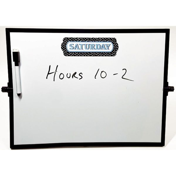 Ashley Magnetic Chalkboard Days of the Week - 8 - Write on Wipe off - 1 Each - Multicolor Supply - Image 3