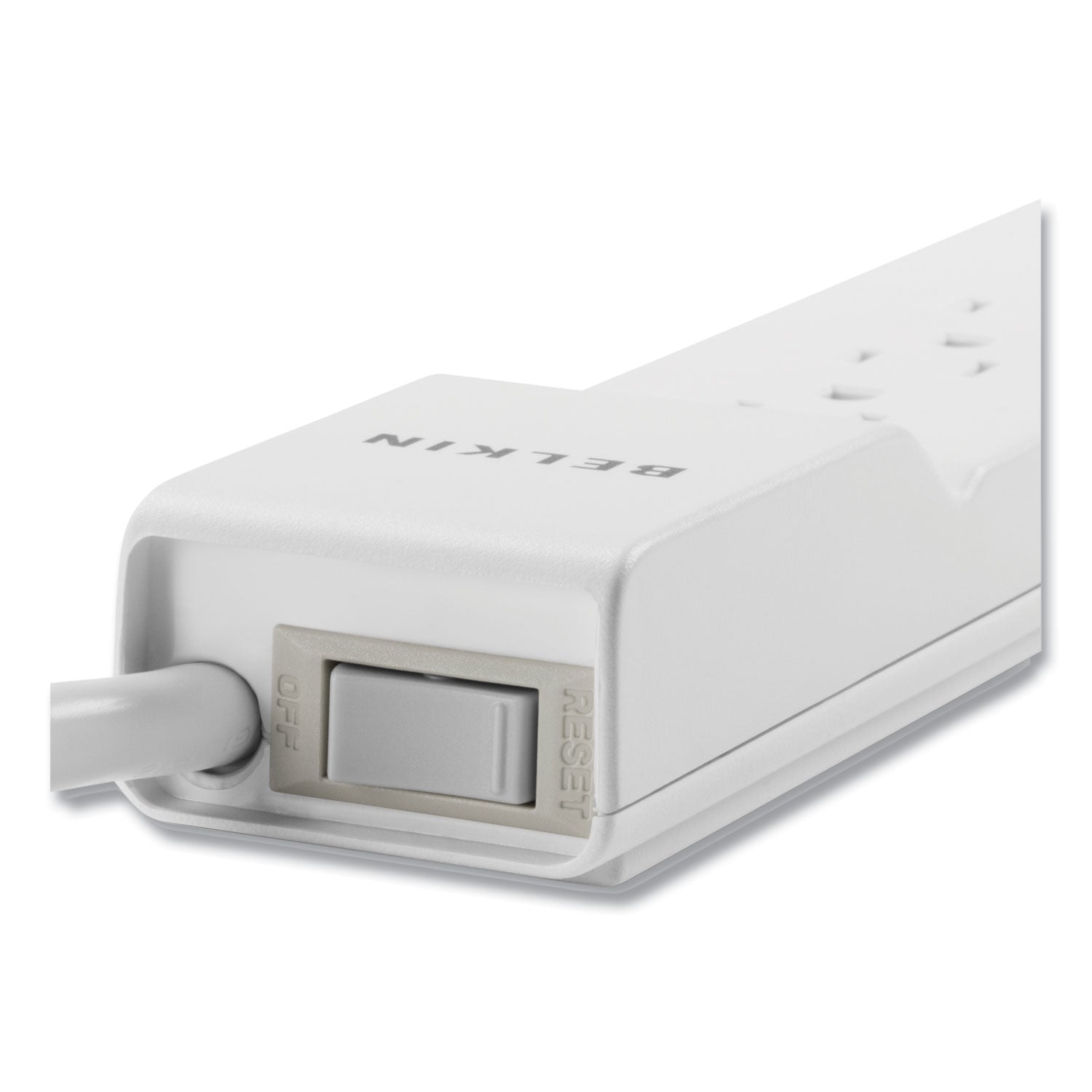 Home Office Surge Protector, 6 AC Outlets, 6 ft Cord, 720 J, White Supply