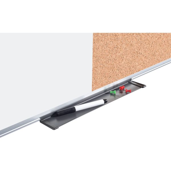 MasterVision Dry-erase Combo Board - 0.50  Height x 36  Width x 48  Depth - Natural Cork, Melamine Surface - Self-healing, Resilient, Easy to Clean, Dry Erase Surface, Durable - Silver Aluminum Frame - 1 Each - TAA Compliant Online Sale - Image 2