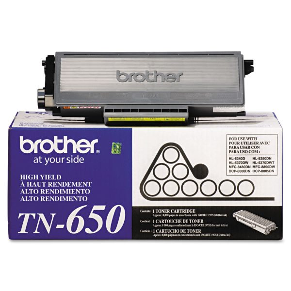 TN650 High-Yield Toner, 8,000 Page-Yield, Black Online Hot Sale