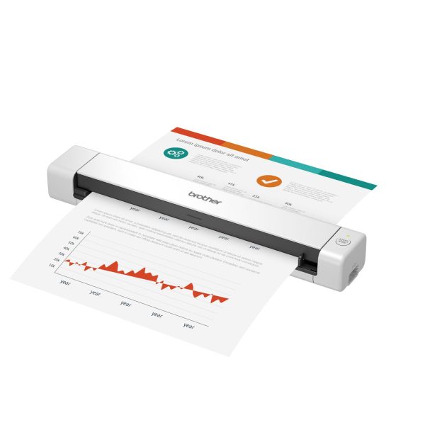 DS-640 Compact Mobile Document Scanner, 600 dpi Optical Resolution, 1-Sheet Auto Document Feeder Hot on Sale
