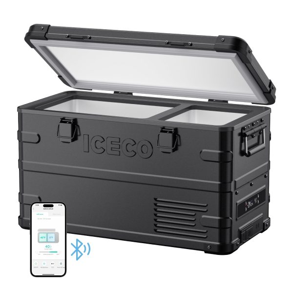 37QT APL35-Black Aluminum Freezer With Magnetic Power Bank | ICECO Hot on Sale - Image 2