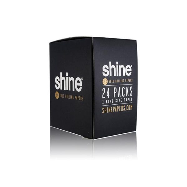 Shine King Size Rolling Papers 24 Pack For Sale