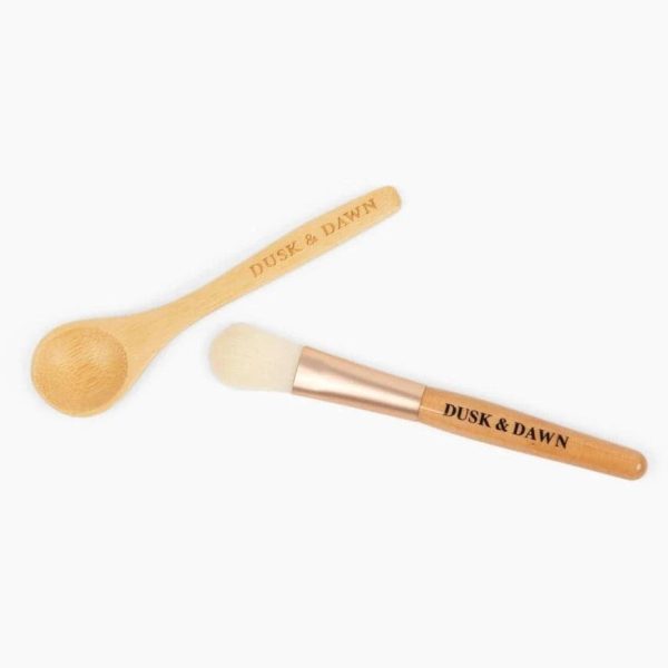 Brush + Spoon Set For Clay Mask Application Sale - Image 2